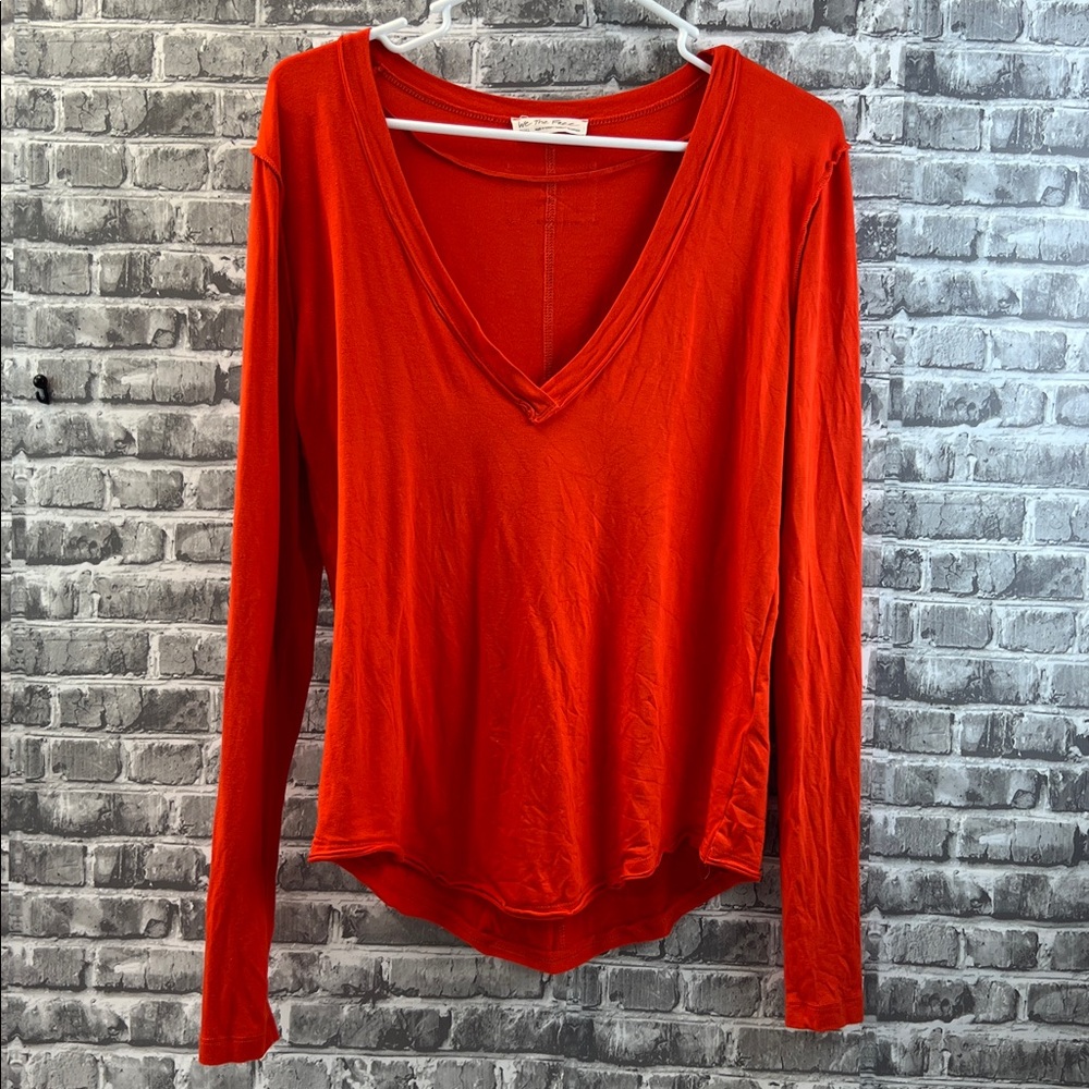 We The Free Bold Orange Top
